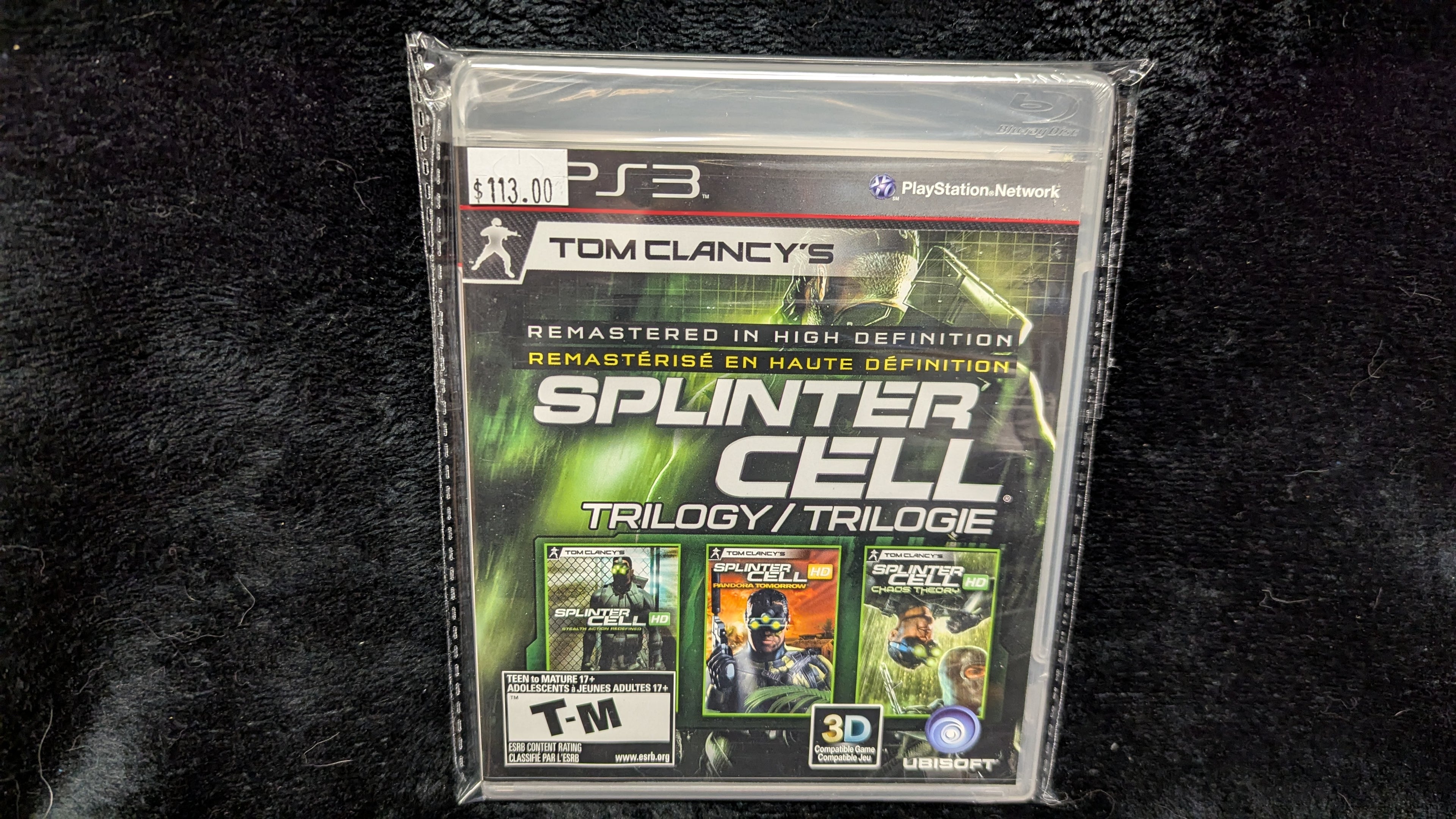 Splinter Cell Trilogy (PS3) - New & Sealed