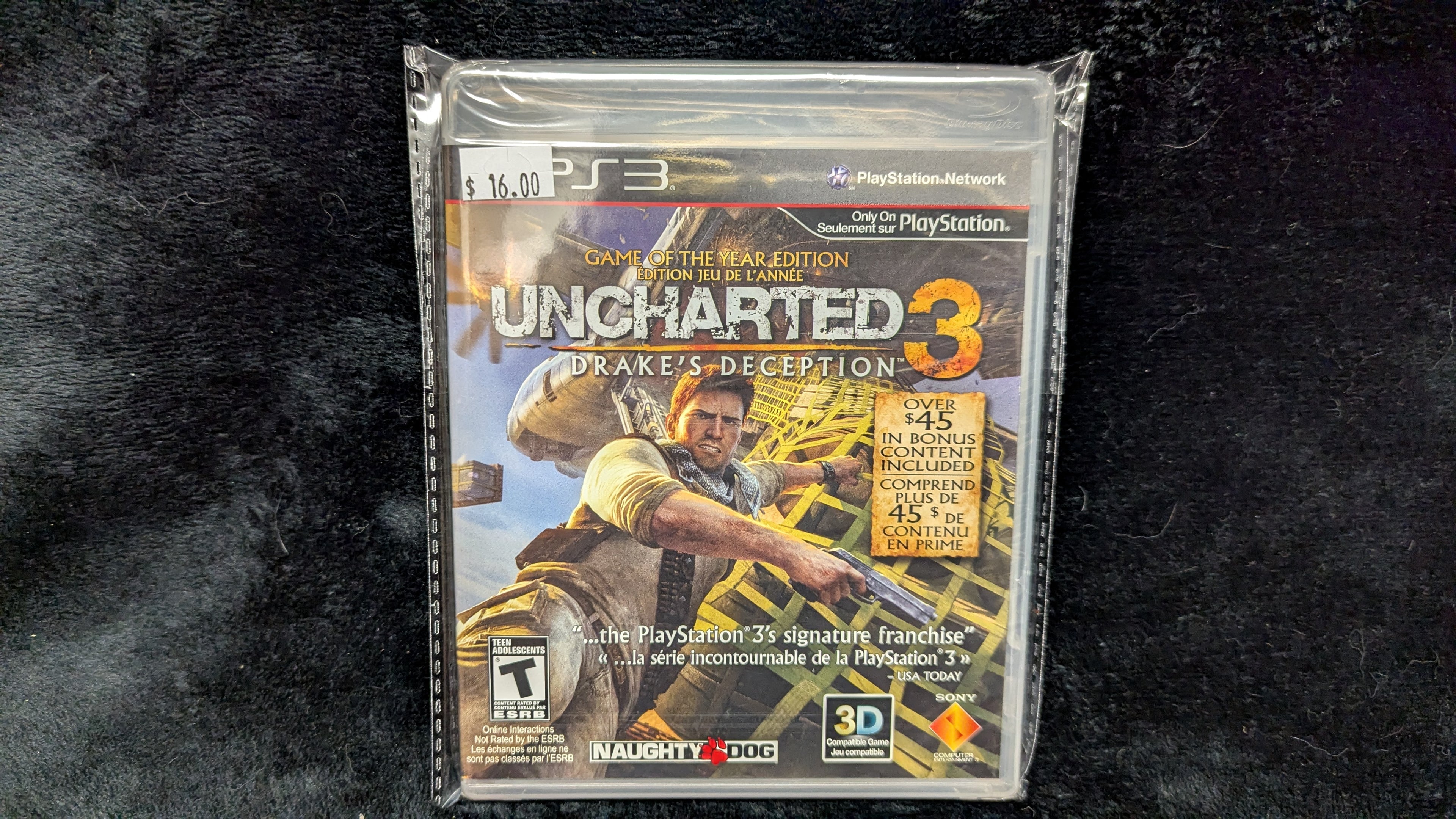 Uncharted 3 - Game of The Year (PS3) New & Sealed