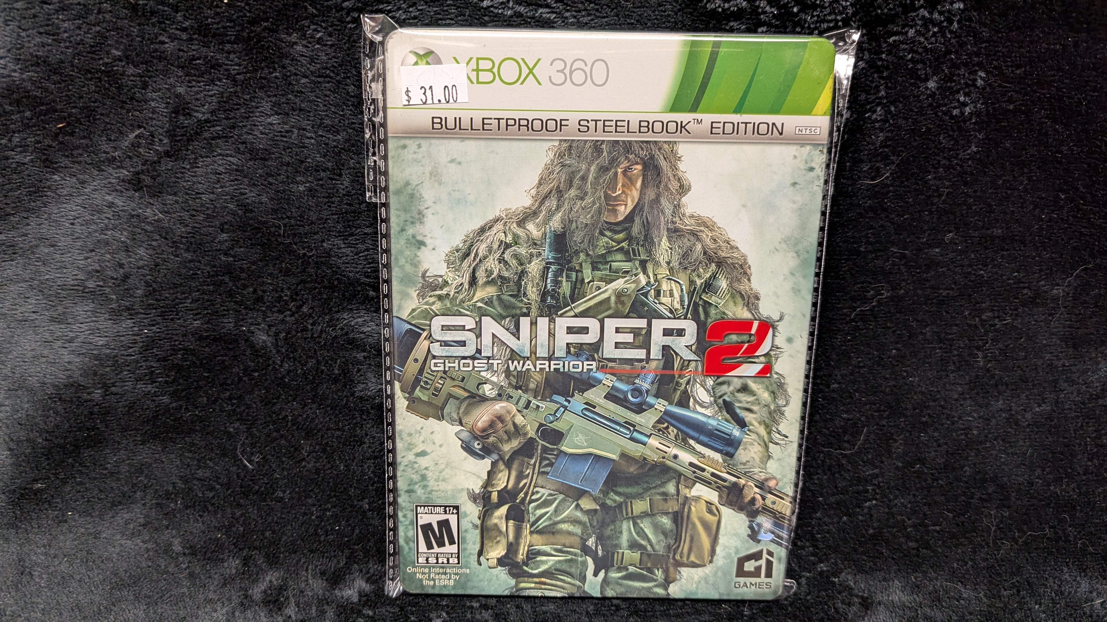 Sniper 2 Bulletproof - Steelbook + Game (360)