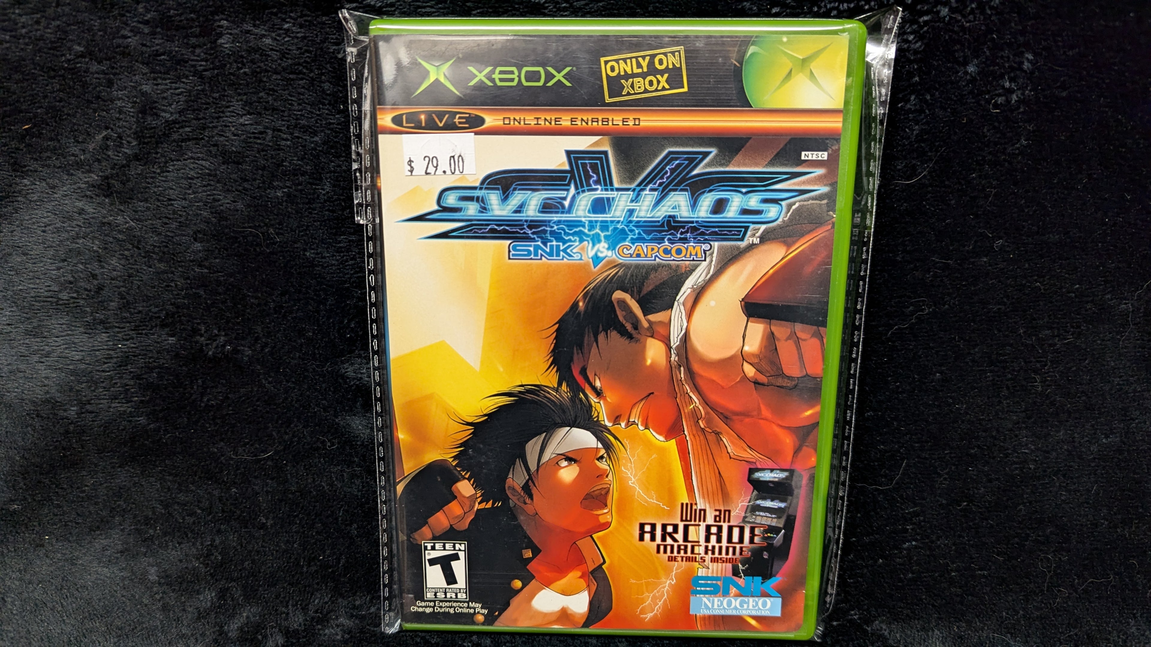 SVC Chaos SNK vs Capcom - Game + Manual (XBOX)
