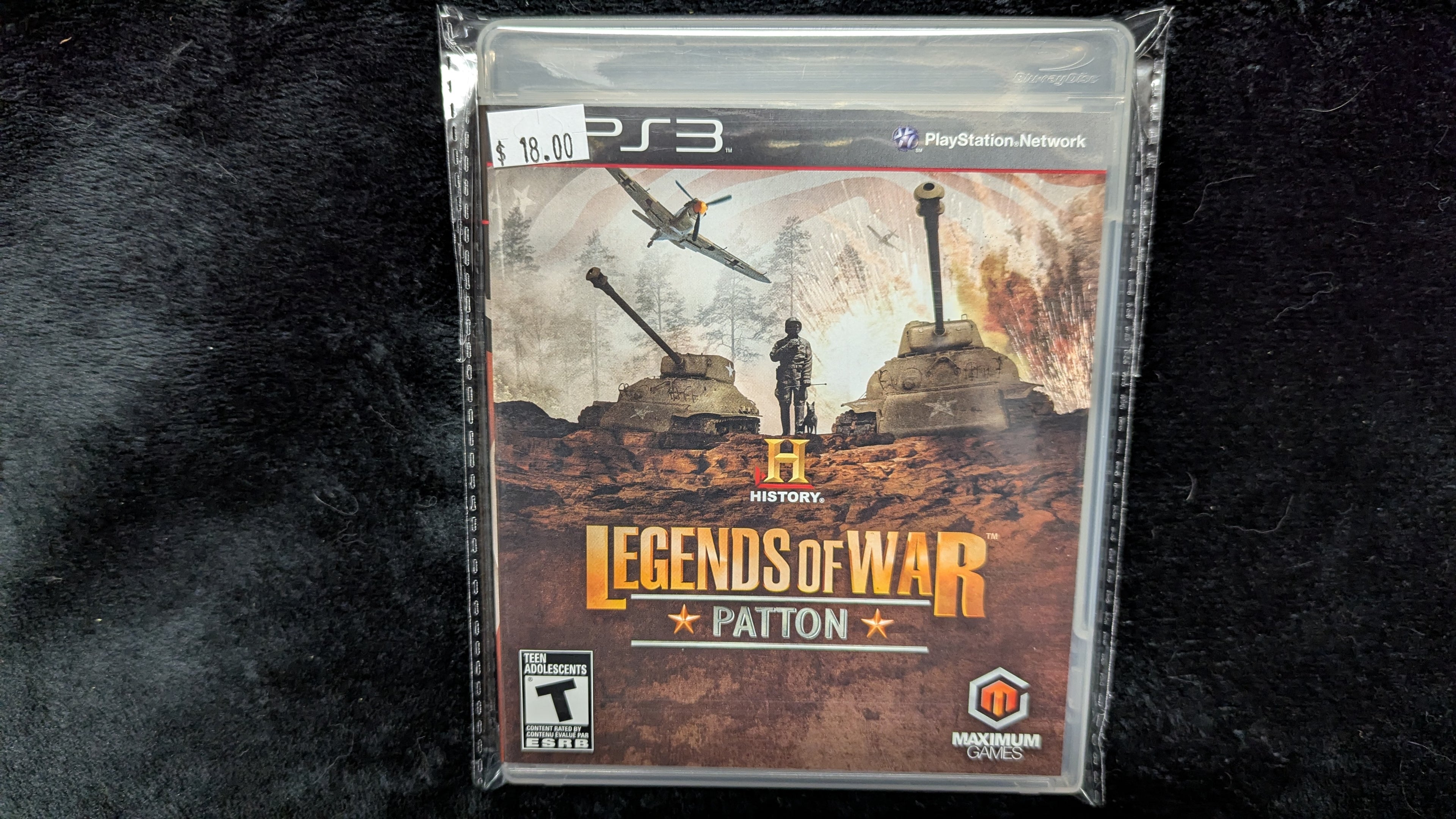 Legends of War Patton - Game + Manual (PS3)